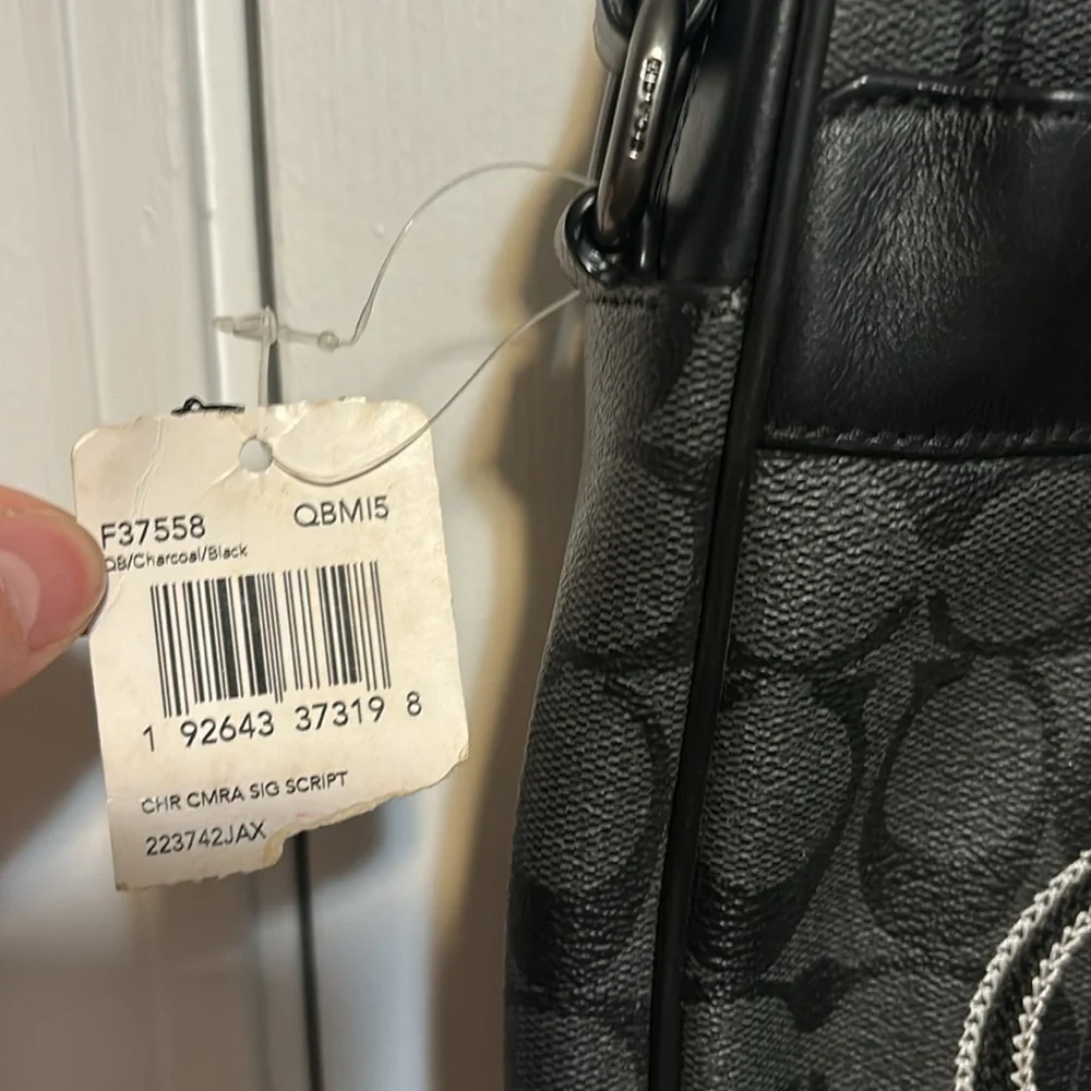 Coach Men's Black Crossbody messenger Bag F37558 NWT